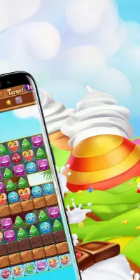 Garden Jelly -  Top Candy game Play Now Screen Shot 1