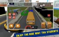 School Bus Drive Simulator2016 Screen Shot 14