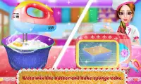 زفاف الأميرة دمية سرير صانع كعكة: لعبة الطبخ Screen Shot 2