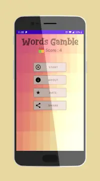 Word Gamble Screen Shot 0
