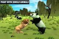 जंगली पांडा परिवार जंगल सिम Screen Shot 6