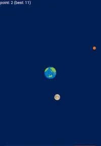 meteorite - Simple Earth Defense Game Screen Shot 1
