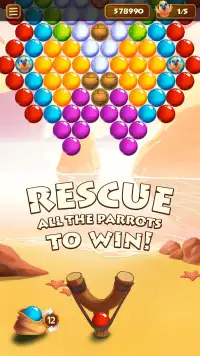 Bubble Shooter Paradise Rescue Screen Shot 2