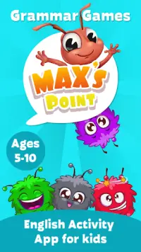 Learning games for kids @ Max's Point-English ABC Screen Shot 0