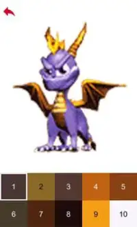 Video Game Characters Color by Number - Pixel Art Screen Shot 3