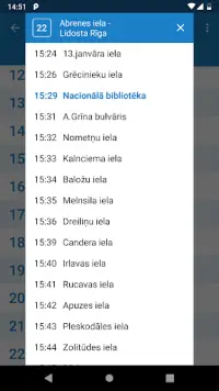 Riga Transport - timetables Screen Shot 4