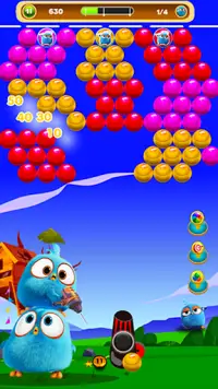 Angry Birds Bubble Shooter Color Balls Puzzle Screen Shot 2