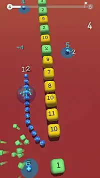 Snake Balls vs Blocks 3D Screen Shot 14