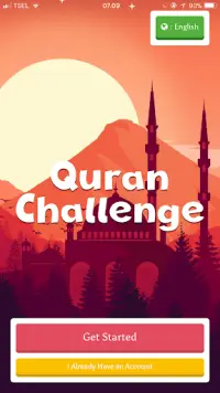 Quran Challenge: Read, Translate & Memorise Game Screen Shot 0
