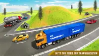 Cargo Transport Truck Driving Screen Shot 1