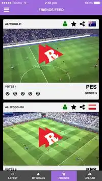 Repla FIFA & PES Goals Screen Shot 1