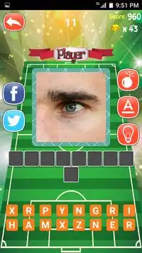 Guess jugadores de fútbol ojo Screen Shot 7