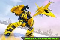 Air Jet Robot Transform : Robot Shooting Game Screen Shot 5
