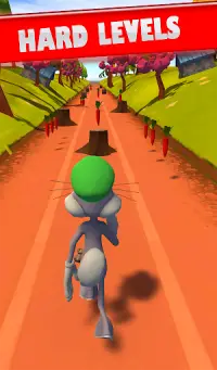 Bunny Run Adventure - Bunny Rabbit Running Games Screen Shot 7
