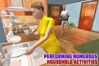 Maman enceinte virtuelle: Happy Family Fun Screen Shot 1