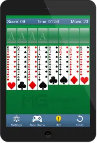 Paciência Freecell - Jogo de paciência de cartas Screen Shot 7