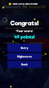 Quiz for Disney fans - Free Trivia Game Screen Shot 7