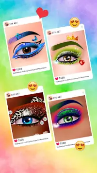 Eye Art Makeup Games for girls Screen Shot 3