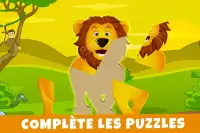 Jeux pour Enfants Puzzles et couleurs de la Savane Screen Shot 5
