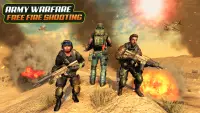 Army Warfare Fire Free Shooting : Cover Shooter Screen Shot 0