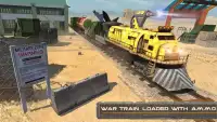 قطار مقابل دبابة: الهيجان اطلاق النار Screen Shot 1