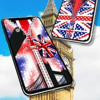 UK Flag Zipper Lock Screen Screen Shot 1