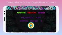 super 3D  colorful illusion tunnel Screen Shot 1