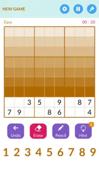 Sudoku Games : Easy, Normal, Advance Screen Shot 2