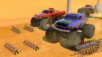 Monster Truck Desert Death Race: 3D Truck Driving Screen Shot 0