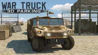 युद्ध ट्रक 3 डी पार्किंग Screen Shot 0