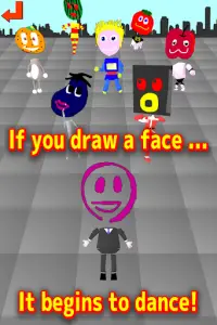 Draw->Dance! Drawing the face Screen Shot 0