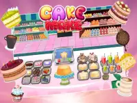 पागल केक महाराज: खाद्य स्ट्रीट केक निर्माता खेल Screen Shot 5