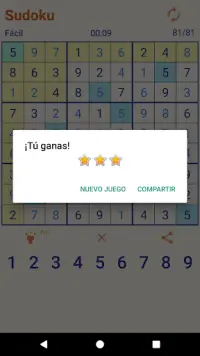 Sudoku en Español Screen Shot 2
