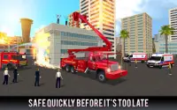 Firefighter Truck 911 Rescue: Emergency Driving Screen Shot 3
