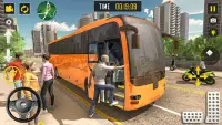 Modern Bus Coach Driving Games Screen Shot 15