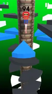 Spiral Man Helix Jump 3D Screen Shot 6