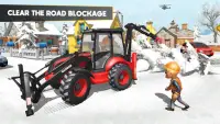 Snow Rescue Excavator - Survival Mission Screen Shot 2