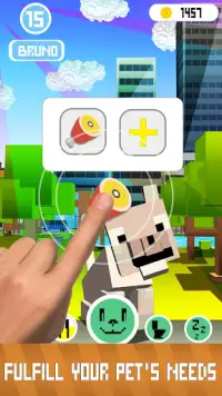 My Virtual Blocky Dog 3D - Take Care of a Pet! Screen Shot 6