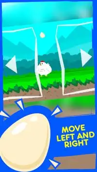 Chicken Valley: Run and Save the Bouncing Egg Screen Shot 1