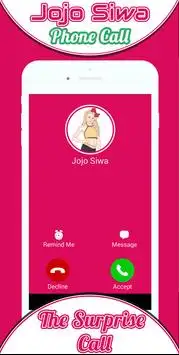 Phone Call From Jojo Siwa Screen Shot 0
