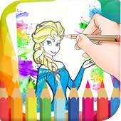 Coloring Barbie Princess Book