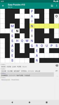 Fill-In Crosswords Screen Shot 8