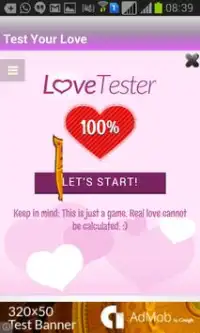 Love Test Screen Shot 0