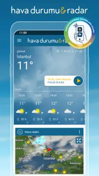 Hava durumu & Radar - Türkiye Screen Shot 0