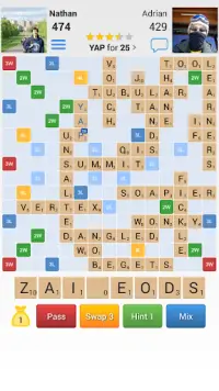 Word Nation - Multi-player Crosswords Friends Game Screen Shot 0