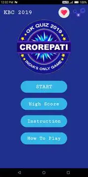 Crorepati Quiz 2018 : Hindi & English Gk Quiz Screen Shot 0