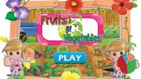 Fruit & Veggie Shape Puzzle Screen Shot 0