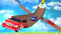 Limousine Racing Climb Stunts: GT Car Racing Games Screen Shot 1
