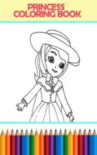 Princess Coloring game For girls Screen Shot 1