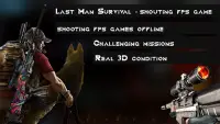 Last Man Survival - shouting fps Screen Shot 0